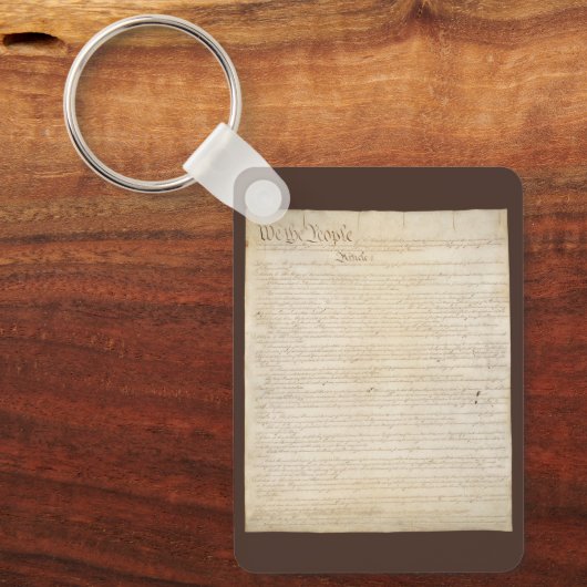 我々民統一された族州憲法 キーホルダー (正面)