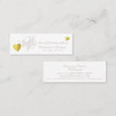 我々祝の世話にな結婚る スキニー名刺 (正面/裏面)