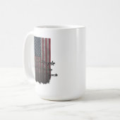 我々米国人民旗アメリカの言論の自由 コーヒーマグカップ (正面左)
