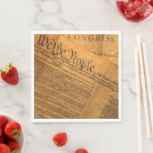 我々米国憲法7月4日パーティー スタンダードランチョンナプキン (インサイチュ)