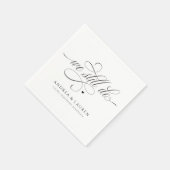 我々結婚がまだ行っている誓いの更新 スタンダードカクテルナプキン (角)