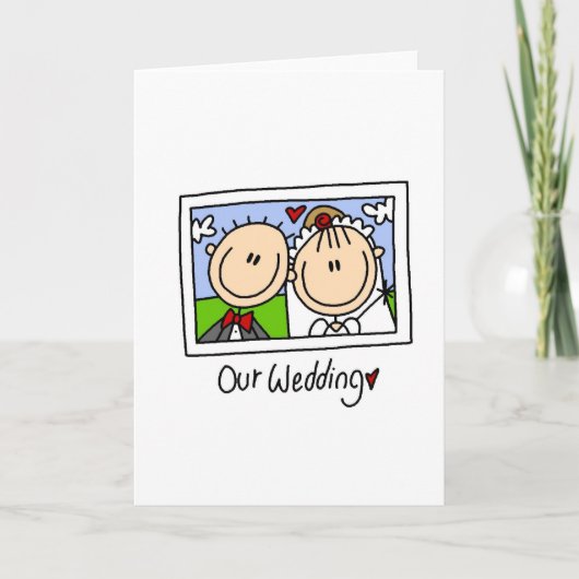 我々結婚のカード カード (正面)