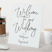 我々結婚の手で歓迎さ結婚れた 台座サイン (インサイチュ)