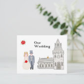 我々結婚の ポストカード (スタンド正面)