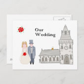 我々結婚の ポストカード (正面/裏面)