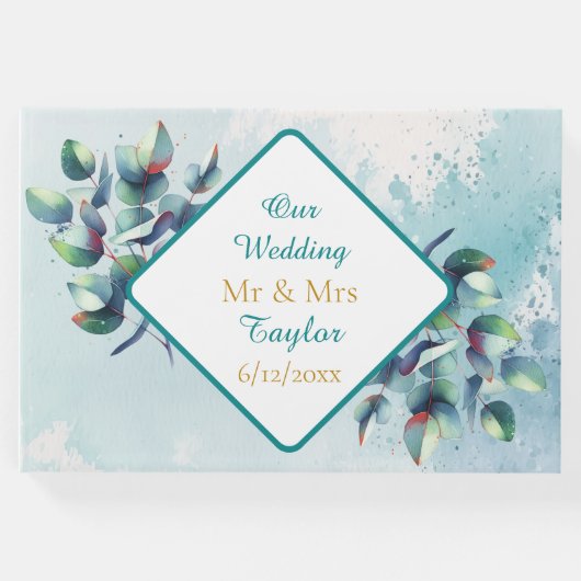 我々結婚の ユーカリ植物園| Eucalyptus Botanical Greenery ゲストブック (正面)