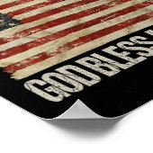 我々統一されたは分裂して立つ我々秋神祝福アメリカ ポスター (角)