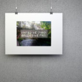 我々統一されたは分裂して立つ秋 ポスター