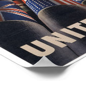 我々統一されたは強い ポスター (角)