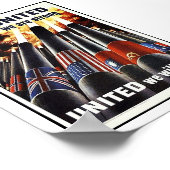 我々統一されたは強い ポスター (角)