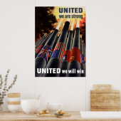 我々統一されたは強い ポスター (キッチン)