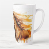 我々統一されたは愛国心に富む カフェラテマグ (右)