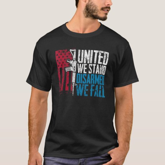 我々統一されたは武装を解かれ秋 Tシャツ (正面)