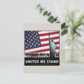 我々統一されたは立つ ポストカード (スタンド正面)