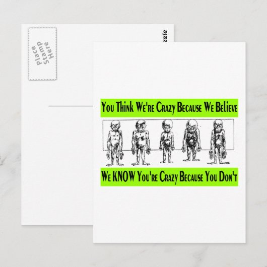 我々考えは ポストカード (正面/裏面)