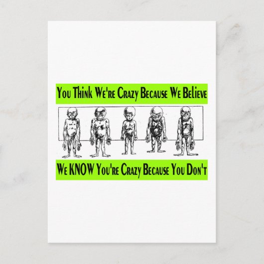 我々考えは ポストカード (正面)