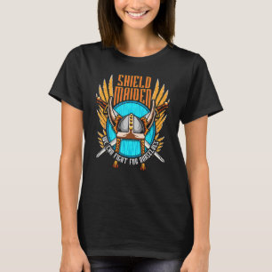 我々自身のために戦うことができるシールド乙女バイキングWa Tシャツ