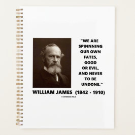 我々自身の運命を紡いで良い又は悪ジェームス引用文 プランナー手帳