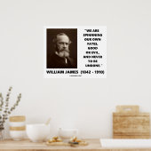 我々自身の運命を紡いで良い又は悪ジェームス引用文 ポスター (キッチン)