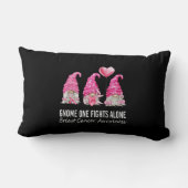 我々衣服ピンク格言グノミー乳癌認識度 ランバークッション (裏面)