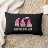 我々衣服ピンク格言グノミー乳癌認識度 ランバークッション (ブランケット)