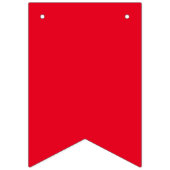 我々赤と白は牧師を愛している バンティングフラッグ (第2の旗)