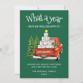 我々転がは19ハッおもしろいプホリデー シーズンカード (正面)