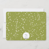 我々静かの夜は明るいメリー写真に変わる シーズンカード (裏面)