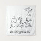 我々食べはタペストリー タペストリー (正面)