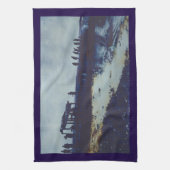 我々食べは皆、今、それを?ハーバーアイランド キッチンタオル (縦)