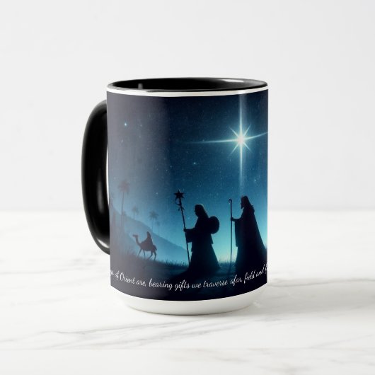 我々3キングス出生クリスマスコーヒーマグカップ マグカップ (正面左)