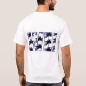 我々!(黒星) Tシャツ (裏面)