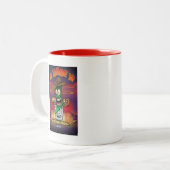 我々Dare Ya – ホットペッパーソースノベルティコーヒーマグ ツートーンマグカップ (正面左)