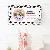 我々Herdそれはあなたの誕生日の聖い牛の誕生日写真 横断幕 (インサイチュ)