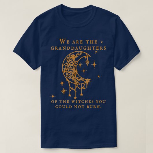 我おもしろい々は魔女の孫娘だ Tシャツ (デザイン正面)