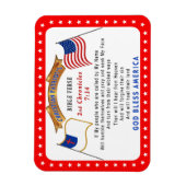 我がもし民は自ら聖句を慎むべし マグネット (縦)