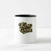 我がゲームの王様 金冠 引用 ギフト マグカップ (中央)