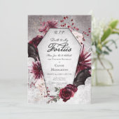 我が四十代に死を ルスティックゴシック 50歳の誕生日 招待状 (スタンド正面)