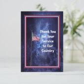 我が国に奉仕するサンキューカード サンキューカード (スタンド正面)