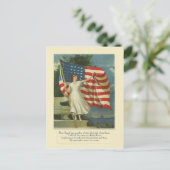 我が国の国旗 ポストカード (スタンド正面)