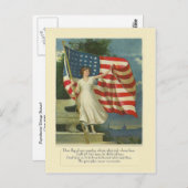 我が国の国旗 ポストカード (正面/裏面)