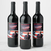 我が国の政府トランプ2024 ワインラベル (ボトル)