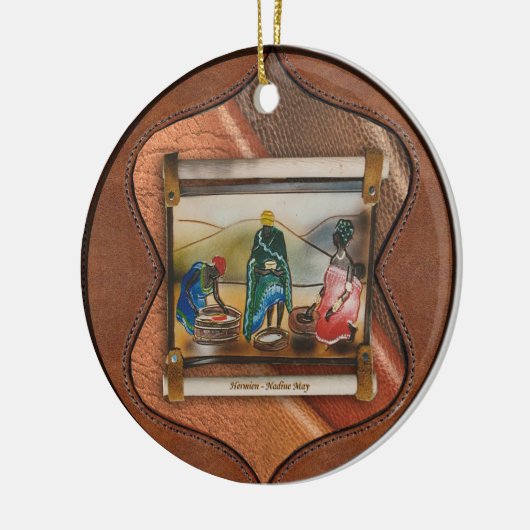 我が国の虹の国 セラミックオーナメント (左)