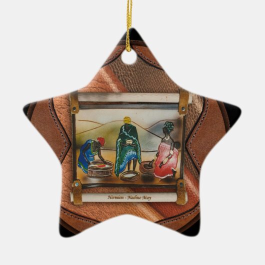 我が国の虹の国 セラミックオーナメント (正面)