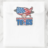 我が国はテキサス州をのまわりに発する スクエアシール (バッグ)