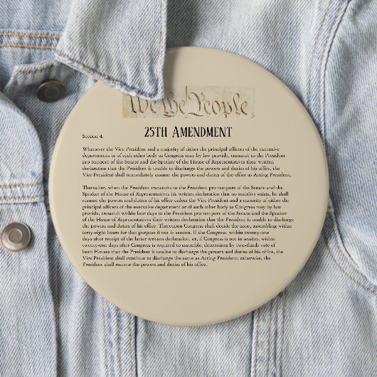 我が国は第25回憲法改正に抵抗する 缶バッジ (インサイチュ)