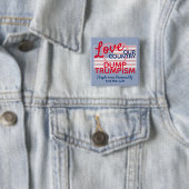 我が国を愛するトランプ教団 缶バッジ (インサイチュ)