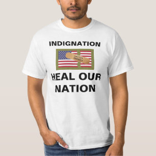 我が国を憤りにさらす Tシャツ