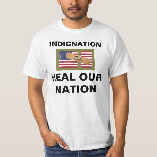 我が国を憤りにさらす Tシャツ (正面)