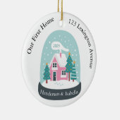 我が国初のホームスノーグローブ セラミックオーナメント (右)